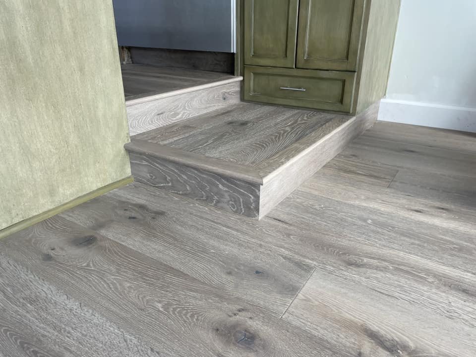 Completed flooring project