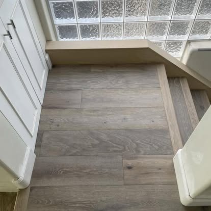 Custom flooring project by Top Tier Custom Floors