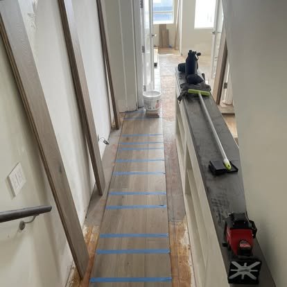 Custom flooring project by Top Tier Custom Floors