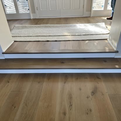 Custom flooring project by Top Tier Custom Floors