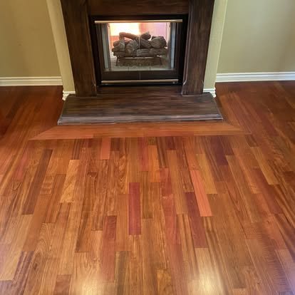 Custom flooring project by Top Tier Custom Floors