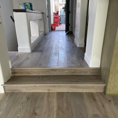 Custom flooring project by Top Tier Custom Floors