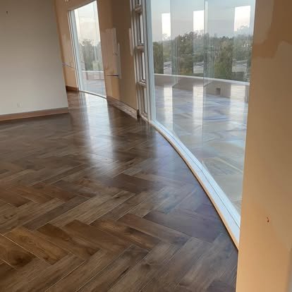 Custom flooring project by Top Tier Custom Floors