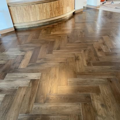 Custom flooring project by Top Tier Custom Floors