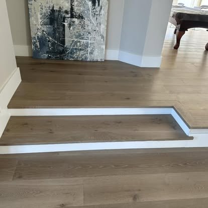 Custom flooring project by Top Tier Custom Floors