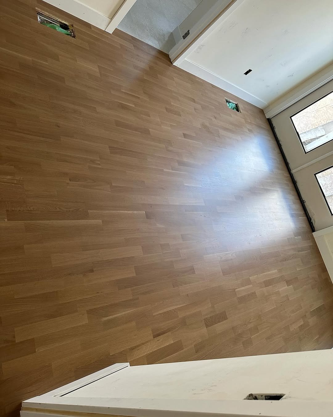 Engineered hardwood flooring installation