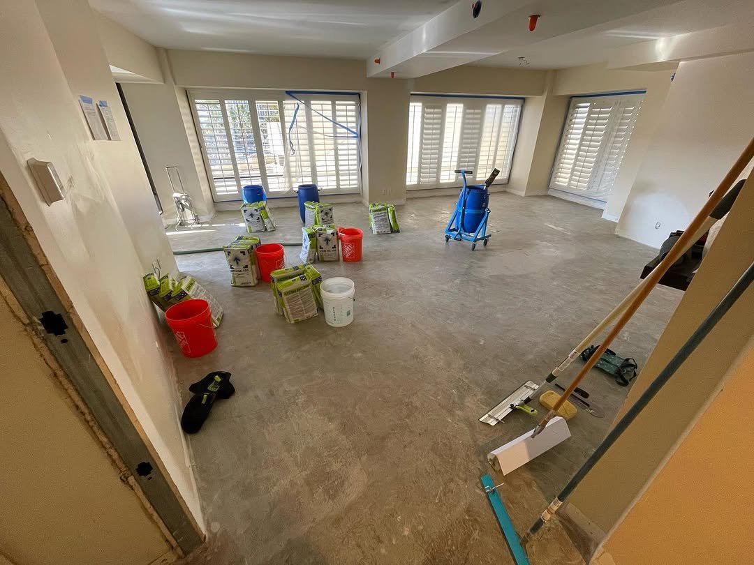 Residential hardwood flooring project